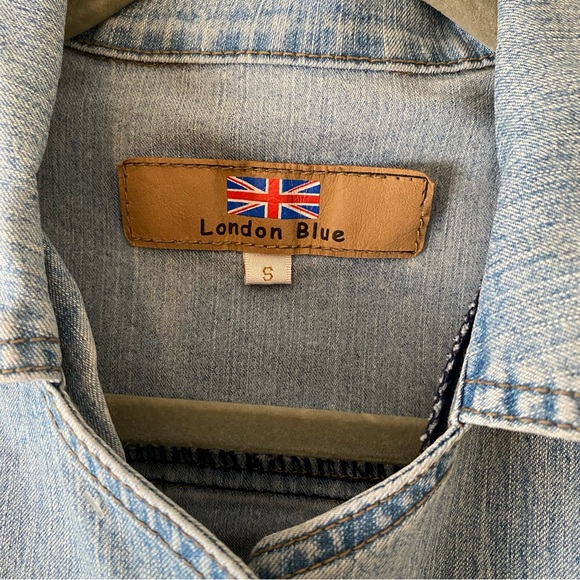 Blue Jean Studded Dress - Picture 6 of 9